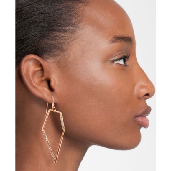 ALEXIS BITTER • New Wave Rose Gold Kite Earrings - Picture 2 of 3